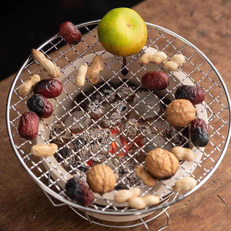 陶瓷围炉煮茶罐罐奶茶煮茶壶陶土庭院户外炭炉家用烤火炉茶具新品