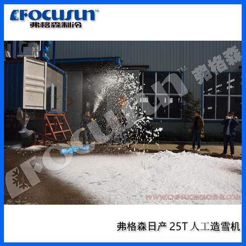 弗格森新品室外人工造雪机FIT-250WH系统，全自动储冰输送及粉雪