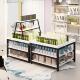 超市产品堆头中岛柜杂货架母婴店展示柜台三层流水展示台