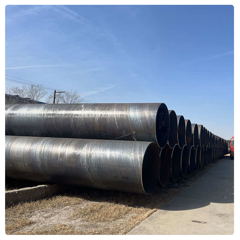 螺旋管厂家污水处理厂排水无缝焊管工程改造用大口径厚壁螺旋钢管