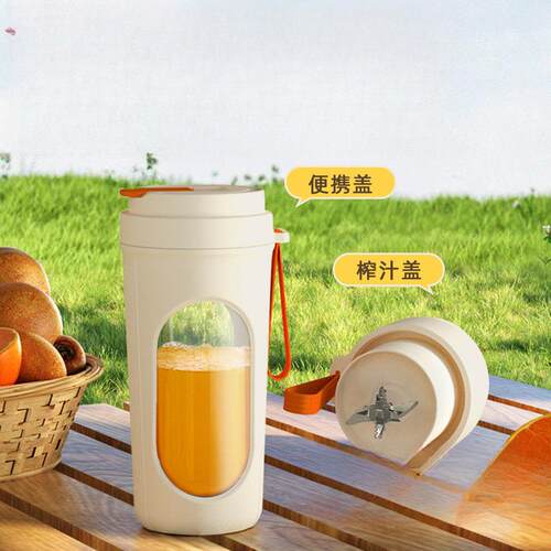 榨汁机小型便携式家用多功能炸水果器果汁机无线电动榨汁杯