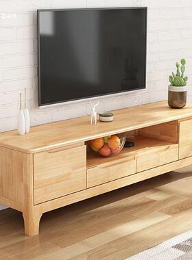 alT欧实木电视柜现代简x-515约影家用多功能客厅视柜北收纳储物卧