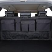 汽车后备箱收纳袋 牛津布椅背置物袋多多功能SUV车载网兜挂袋用品