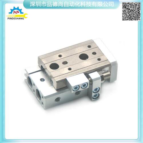 SMC滑台气缸MXQ8-10AS/MXQ6/12/16/20/25-20/30/40/50/75/100AS