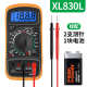 XL830L数字万用表万能表多功能测电阻电压仪器手持式 数显蜂鸣仪表