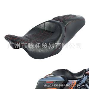适用于哈雷街道滑翔路王CVO前驾驶员乘客后排座椅2009-2020