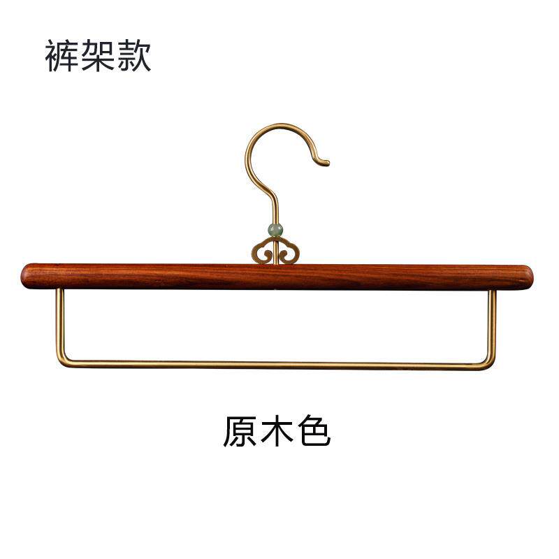 正品喜月店中式红木凉覆衣架子家用服撑装挂衣高档实木防滑无痕收