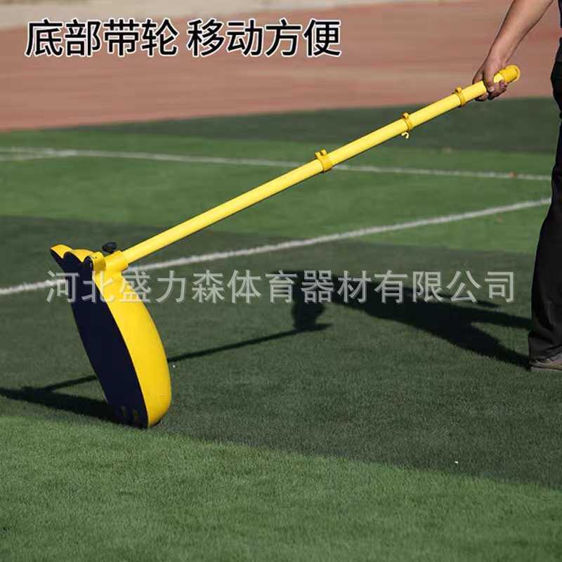 室内便携移动式ABS配网羽毛球柱 70kg标准双打户外比赛训练支架