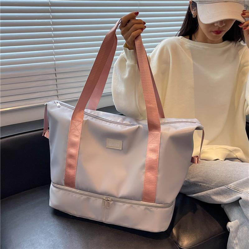 短途旅行包女手提出差大容量运动健身包网红款行李待产收纳行李袋