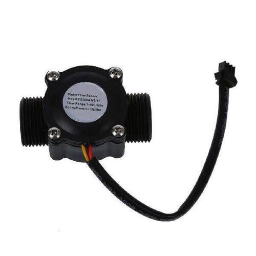 1-60L/Min DC 5-24V Hall Effect Water Flow Sensor Counter