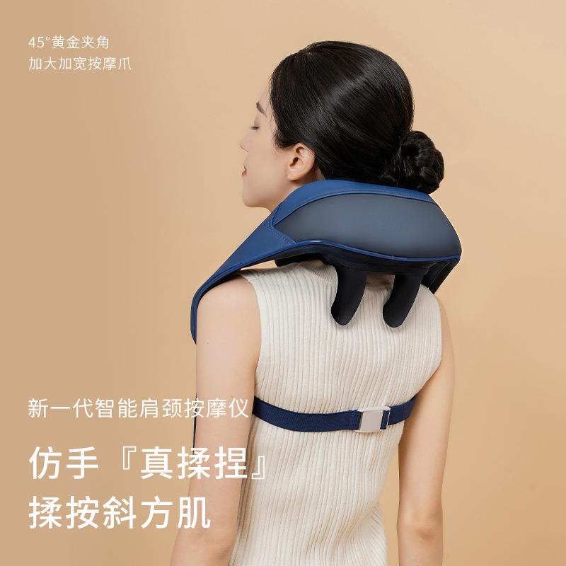 按摩披肩颈部按摩器电动揉捏颈部肩部按摩仪热敷多功能颈椎神器