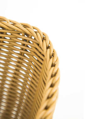 超市户外田园藤编露营购物nt2收纳篮篮采摘野餐39-篮提篮野餐手