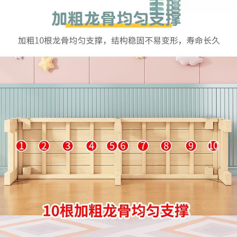 折叠加宽床拼用接床边床家婴床儿童双人休床午成人床儿木