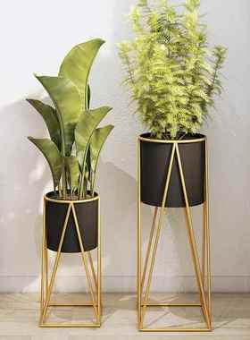 欧式简约铁19269艺花架置物架花落地架子室内植客厅式绿萝吊兰绿