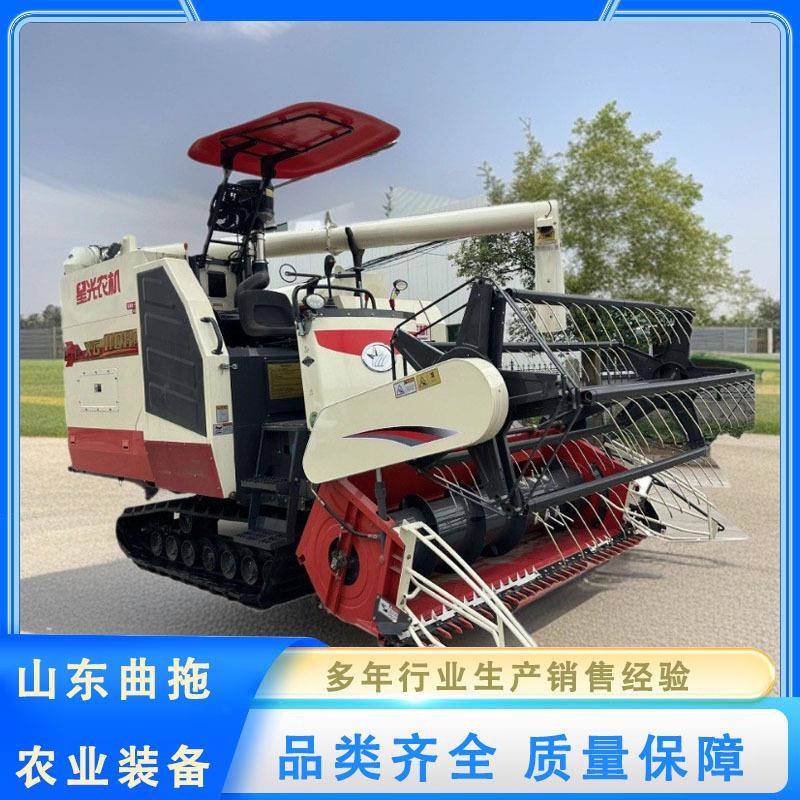 新型农用1108联合收割机大马力收割打捆一体机大型联合