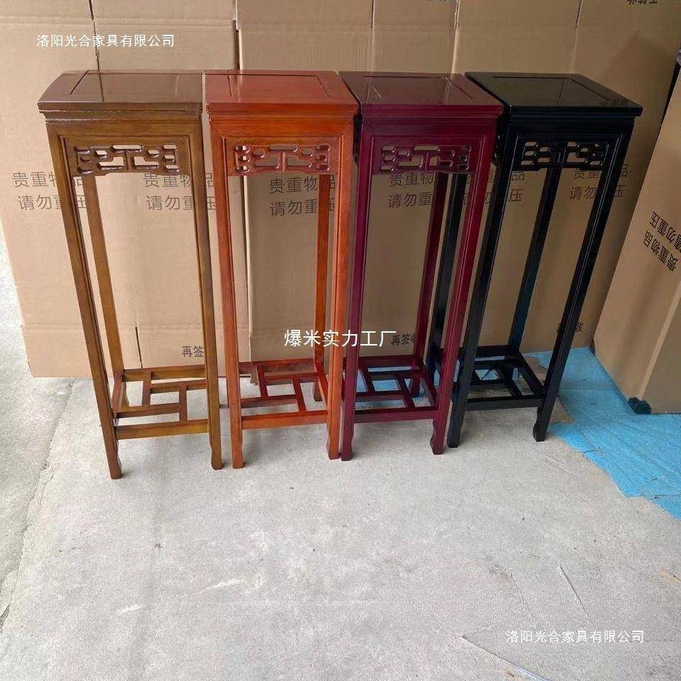 厂移动盆花几栽架FJW仿客厅阳台置物架多家层实木花架落地古卧室