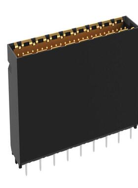 德国ERNI224560PCB连接器1mm垂直式公型50pin数据传输率25Gbit/s