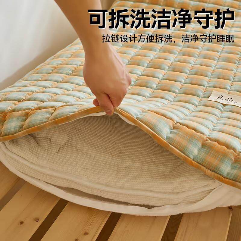 新款可拆洗棉花床垫双面可用四季款床褥开学季学生单人床垫双人床