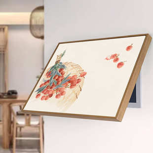 饰画客厅现代简约电闸盒餐厅饭桌配电箱遮挡挂画走廊玄关 电表箱装
