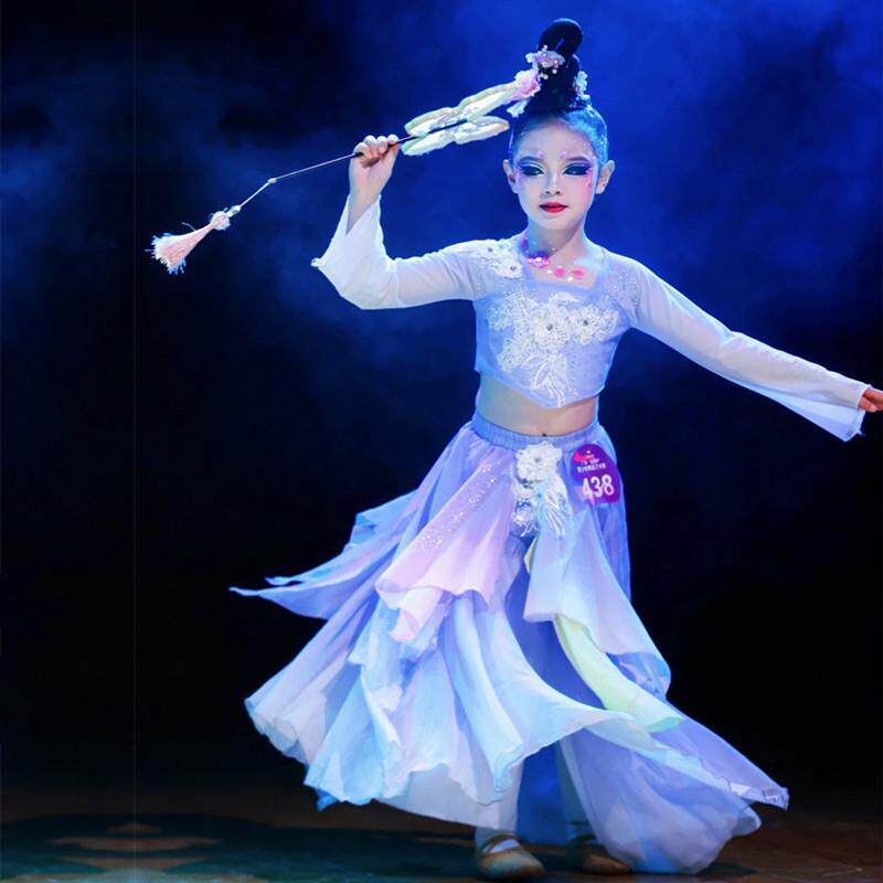 正品童古舞簪花引演出服汉唐舞花弄典影碟舞蹈服燕无歇飘逸香儿大
