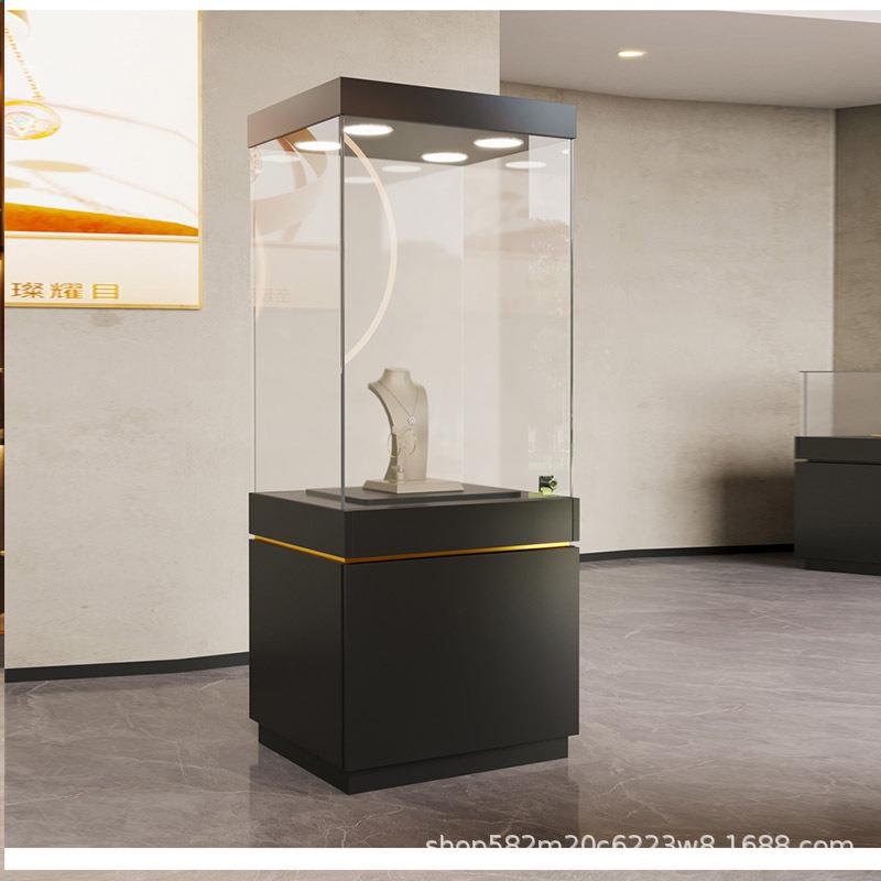 博物馆展示柜古董文物展览柜雕像展柜玻璃柜台公司产品收藏陈列柜