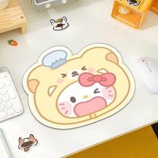 kitty鼠标垫头套表情女生宿舍办公室桌面电脑桌垫键盘游戏滑鼠