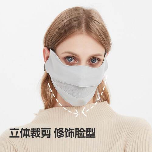 新款直销秋冬季加棉保暖布口罩女生护眼角骑行时尚冬天防风透气纯
