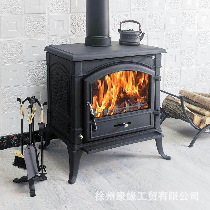 厂家直供室内装饰真火壁炉家用采暖壁炉欧式铸铁壁炉观火独立壁炉