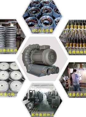 厂家直营400W高压风机 RB400小功率漩涡式鼓风机低耗能环形风机