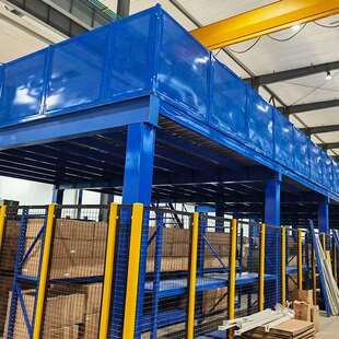 重型钢构平台搭863建阁楼平钢台储仓库多层隔层仓层货隔架厂家