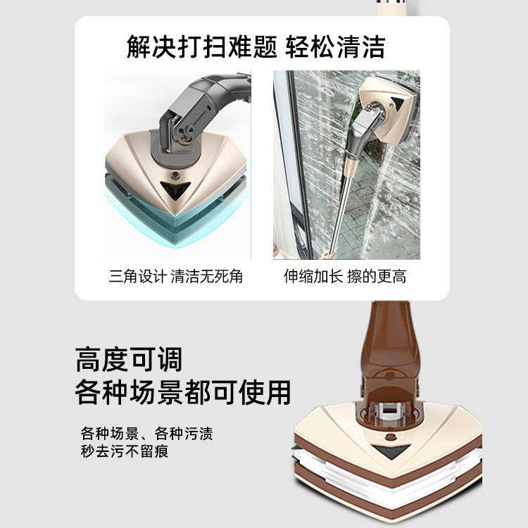 搽强磁擦家用双层刮器高楼清洁擦刷器厚窗高层双面玻璃窗户