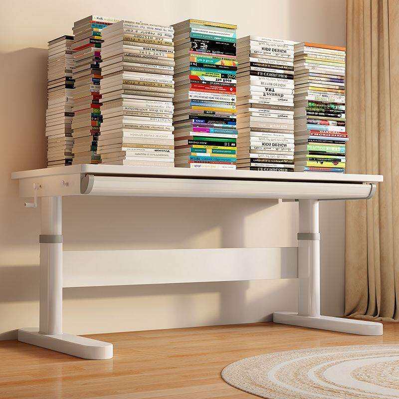 升降儿童学习桌可升降洞洞板写字桌椅套装实木升降小学生家用书桌