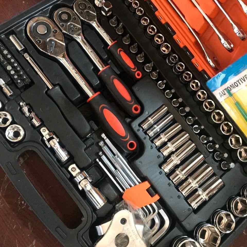 121件套汽修工具套装汽车维修组套120+1件套筒扳手组合其他其它