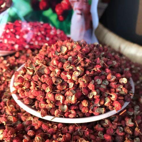 陕西韩城大红袍花椒麻椒花椒粒食用特麻红花椒面卤料500g汉源花椒