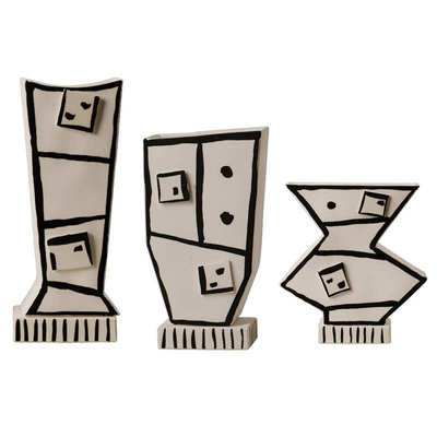 厂家直销简约现代陶瓷艺术墨菲斯花器售楼处餐桌工艺品样板间软装