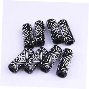 10pcs Hair Beads Rings Beads Braiding Hair Clips for Women G
