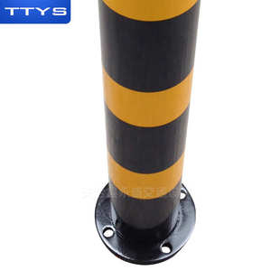 钢管警示柱防撞柱道路防护铁立柱固定路桩分道隔离墩厂家直销