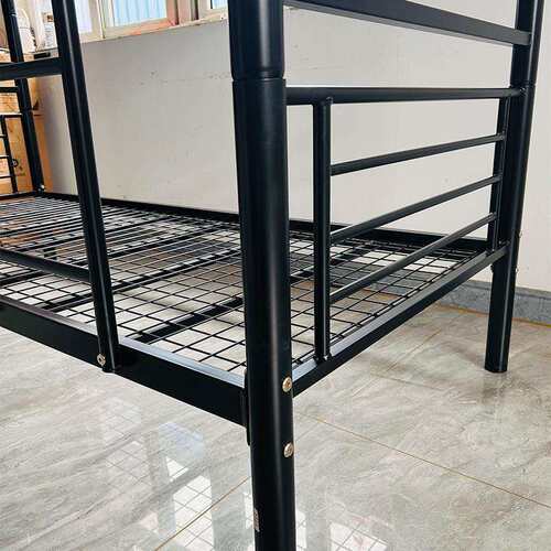 跨铁境厂家上铺铁艺双下人床学校民宿加高JQ-BB-00防护栏简约工地