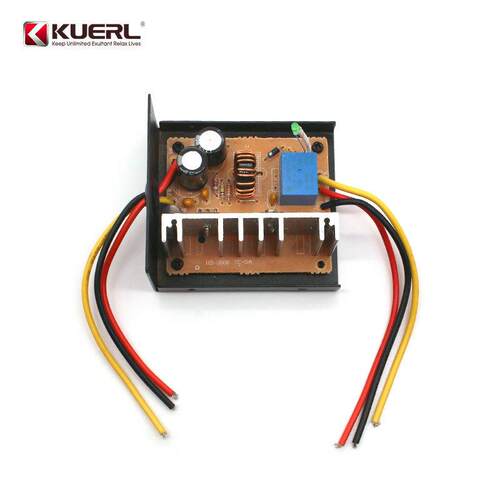 厂家直销DC24V转DC12V汽车电源降压器直流5A电源转换器24V降12V