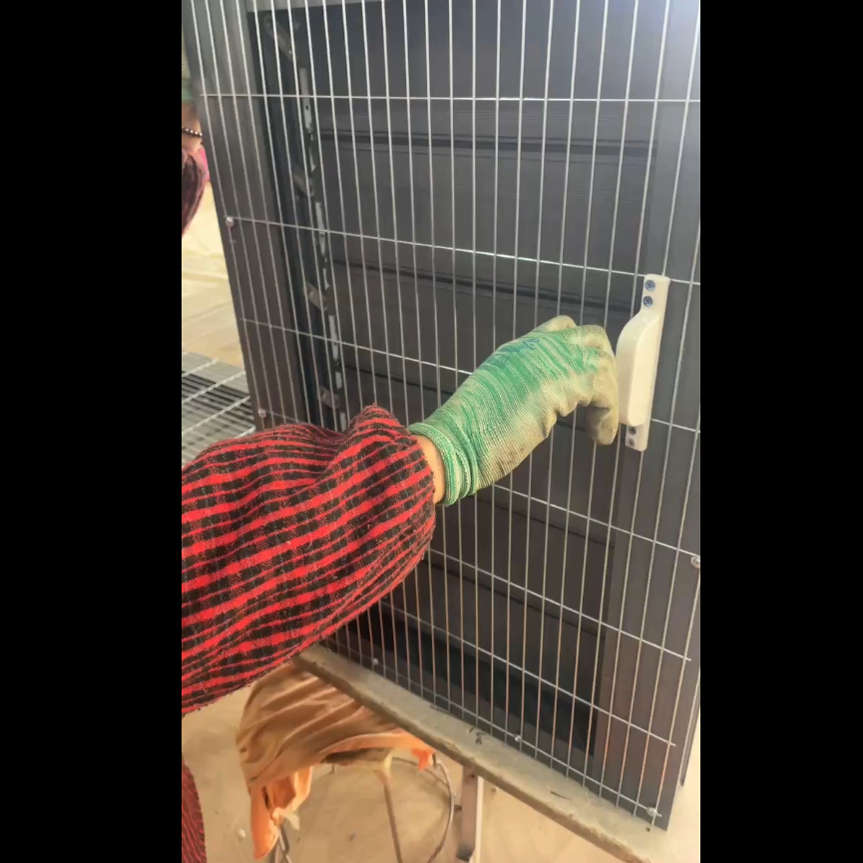 鸽子通风窗/鸽舍铝合金百叶窗/鸽棚避光窗通风口可调节手动电动