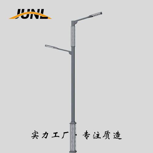 8米12米LED路灯厂家单臂双臂双头高低臂路灯道路照明灯市电路灯