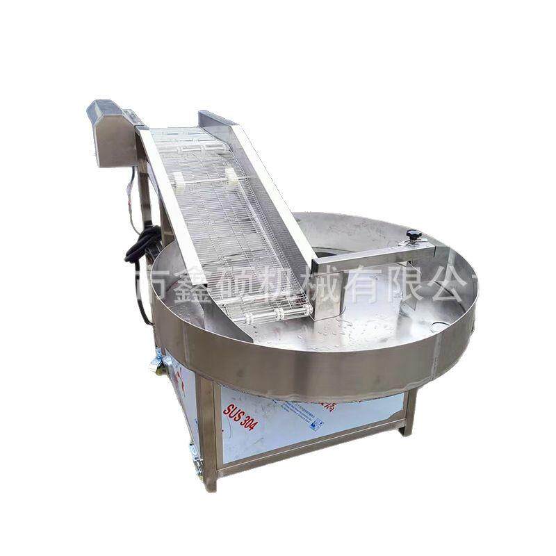 转盘式鱿鱼爪裹粉裹辣椒粉设备鸡腿丸子裹粉上粉机食品加工厂