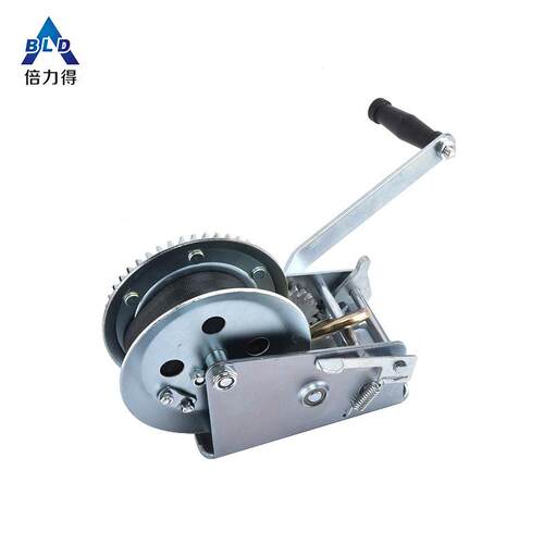 倍力得 厂家直销 织带绞盘 游艇拖车绞盘 纤维绳布带绞盘KW3000