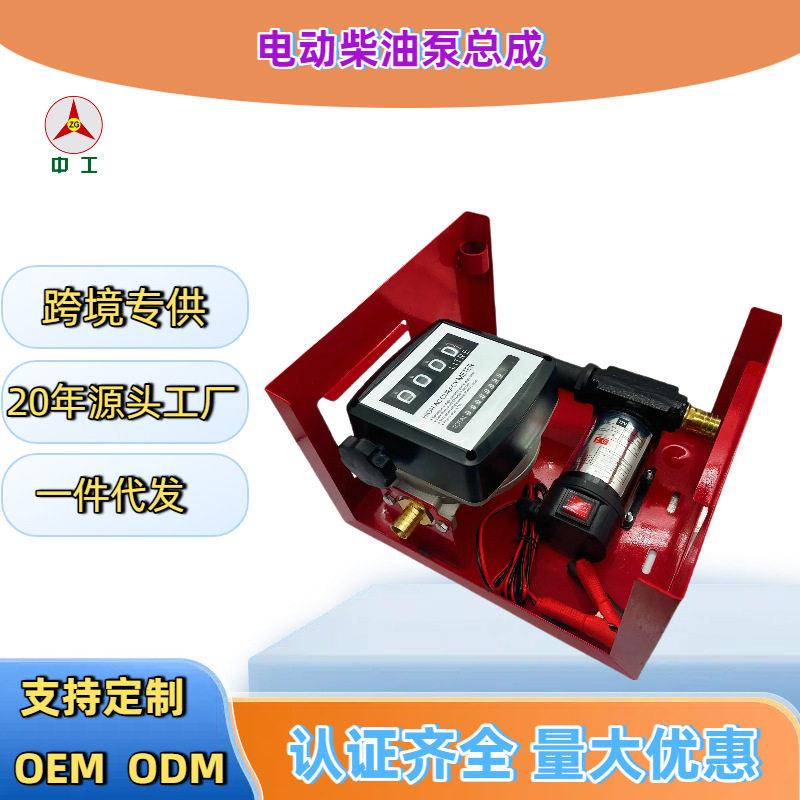 厂家供应12V24V电动抽油泵组套加油泵便携式电动抽油泵