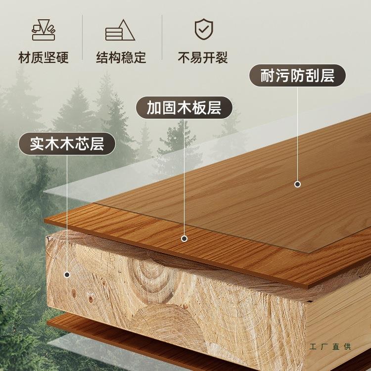 角电脑桌斗转柜一体卧室生F986MJMT梳妆子台实木简约化妆桌床尾收图片