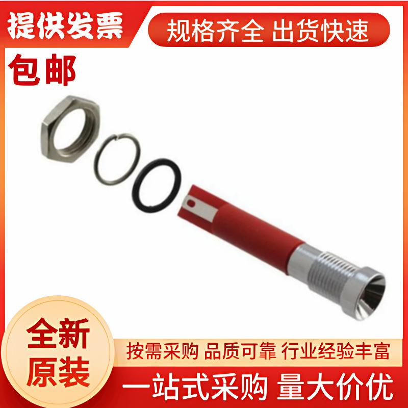 Q8R1CXXR24E APEM 红色LED面板指示灯, 24V直流, 8mm安装孔, IP67