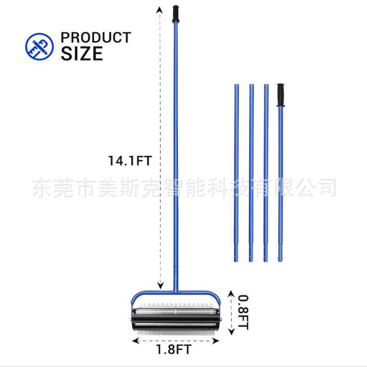 不锈钢滚筒池塘耙湖泊除草工具杂草淤泥清除水草耙除草机