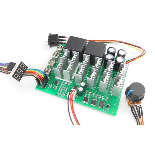 直流调有刷电机马达速开关双VTGR向倒顺开关数显指示2V24316V48