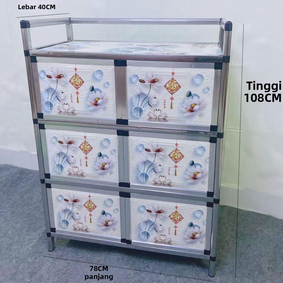 包邮不锈钢灶台碗橱铝合金柜茶水柜煤气灶台橱柜菜橱菜柜碗柜