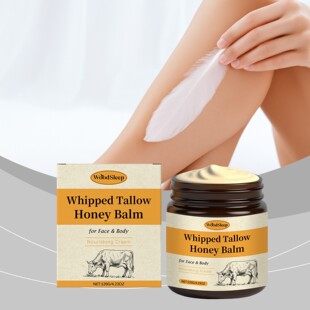 Tallow Beef Moisturizing Cream Nour WOODSLEEP Deeply Honey